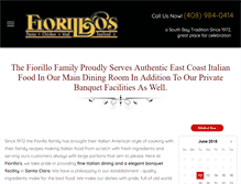 Tablet Screenshot of fiorillos.com